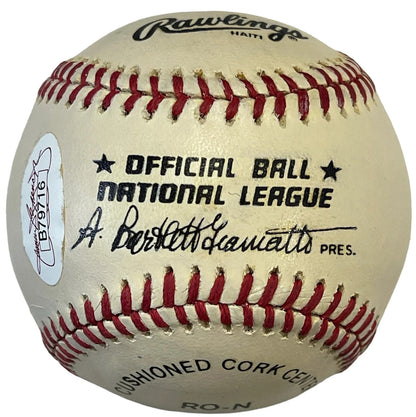 Carl Hubbell Autographed Official National League Baseball (Jsa)