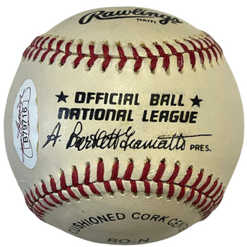 Carl Hubbell Autographed Official National League Baseball (Jsa)