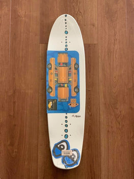 Krooked Zip Zinger Geoff Mcfetridge Guest Artist Skateboard Deck 2014