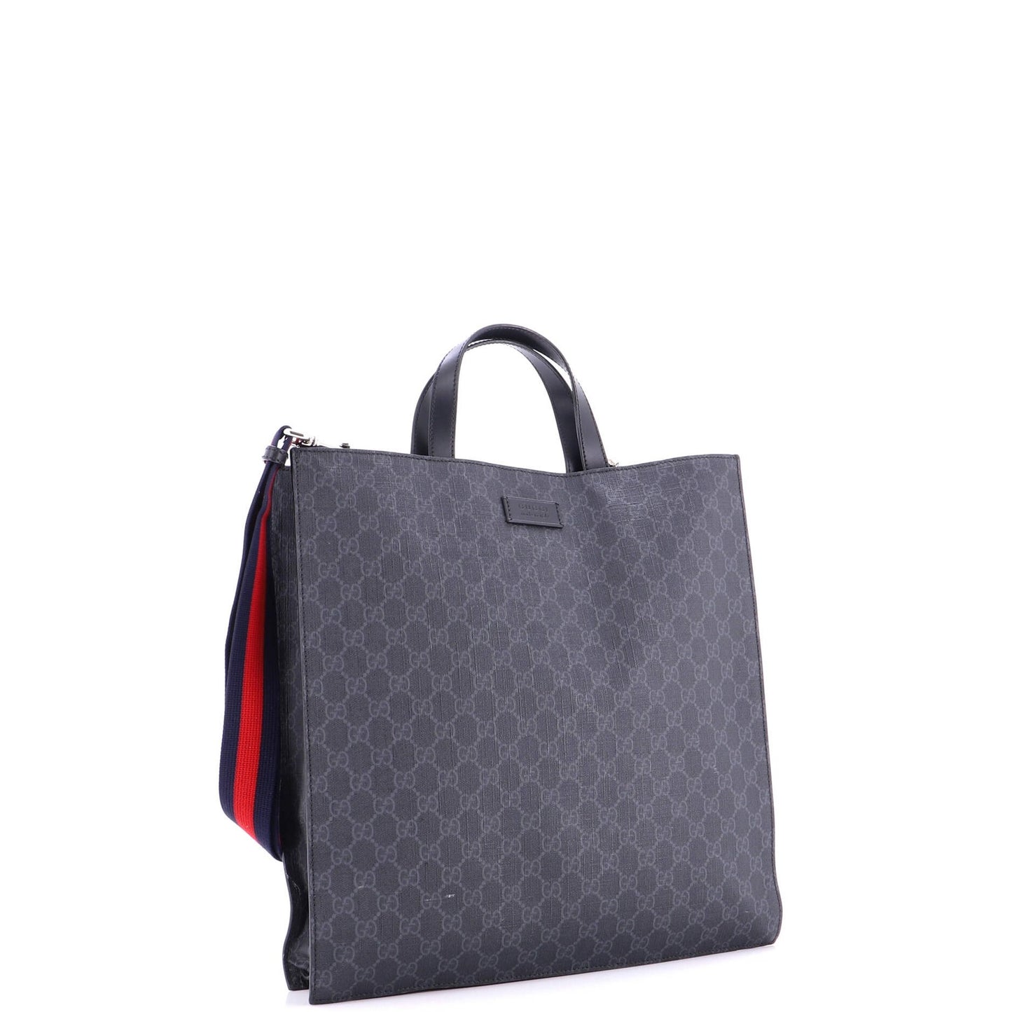 Gucci Convertible Soft Open Tote Gg Coated Canvas Tall