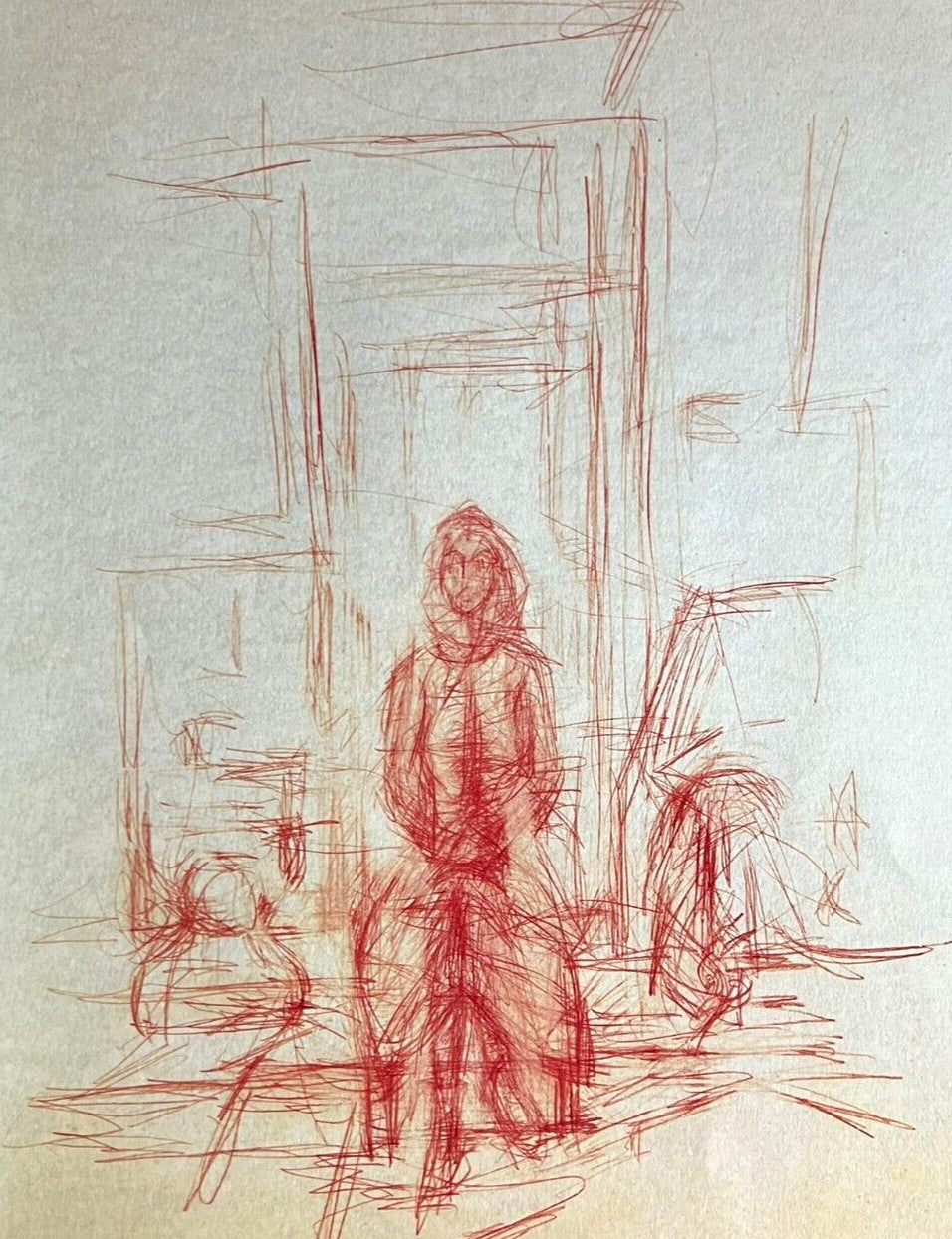 Alberto Giacometti Lithograph Coa Signed Numbered By Hand 180 Ex