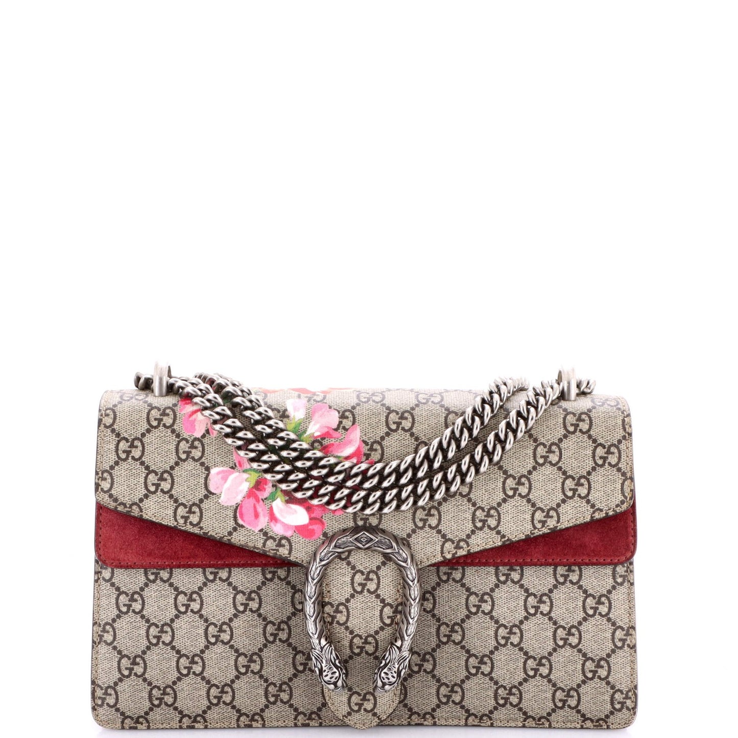 Gucci Dionysus Bag Blooms Print Gg Coated Canvas Small