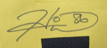 Hines Ward Signed/Autographed Steelers Black/Yellow Custom Jersey Beckett 194777