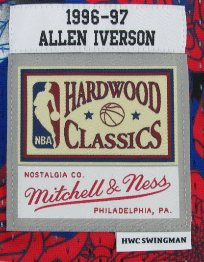 Allen Iverson Hof Autographed Lunar Mitchell & Ness Jersey 76Ers Jsa 181845