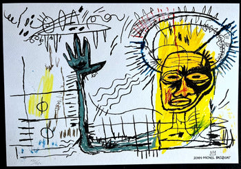 Jean M Basquiat Lithograph 