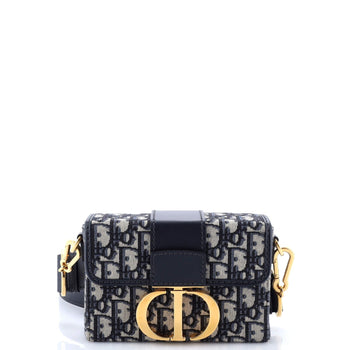 Christian Dior 30 Montaigne Box Bag Oblique Canvas