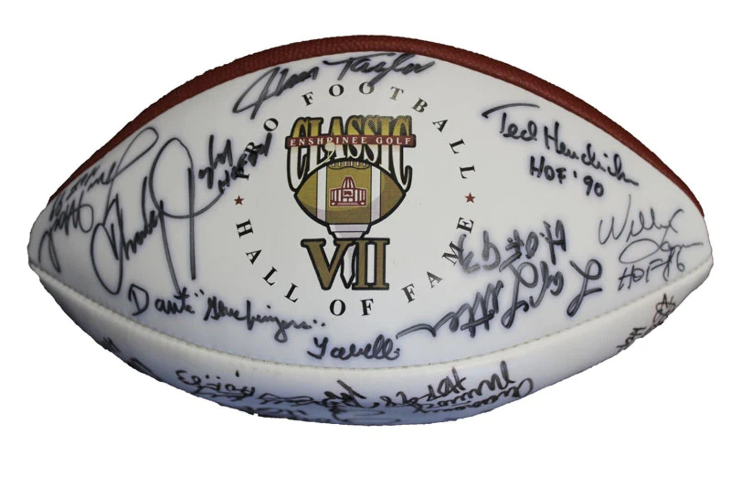 Football Hall of Fame Pro Golf VII Autographed Classic Football