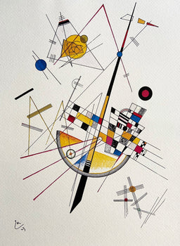 Wassily Kandinsky Lithograph Coa Published Paul