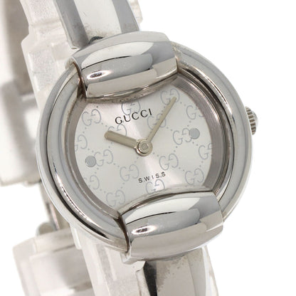 Gucci Round Face Watches 1400L Stainless Steel/Stainless Steel Ladies