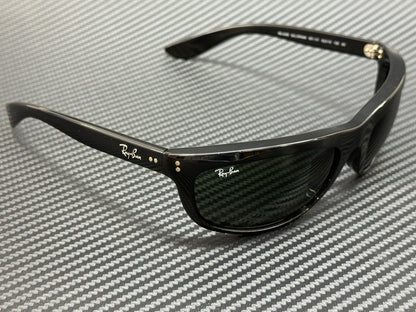 RAY BAN RB4089 601 31 Black Green Unisex 62 mm Sunglasses