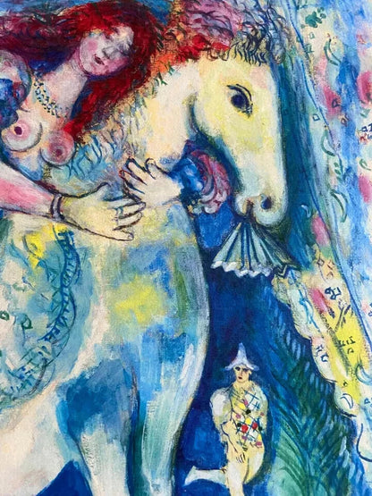 Marc Chagall Lithograph Mourlot Coa Signed Published