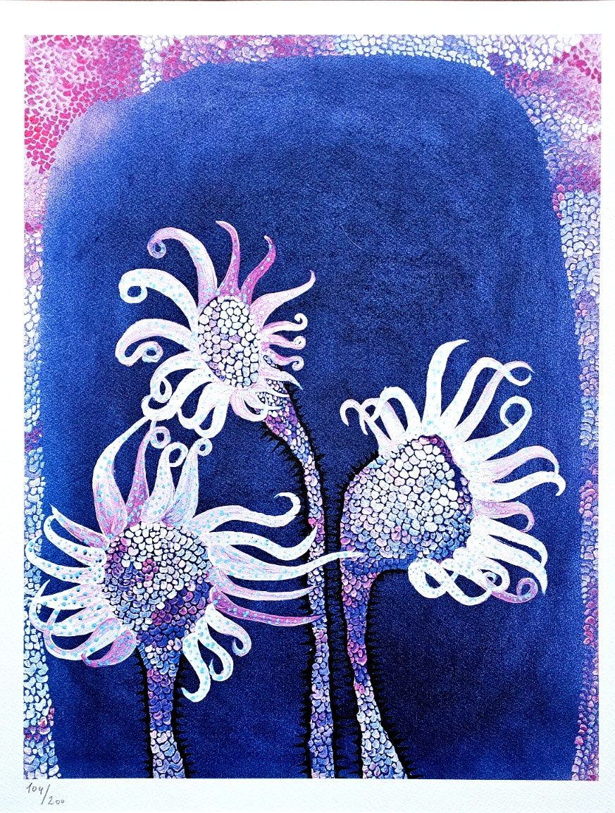 Yayoi Kusama Lithograph Coa