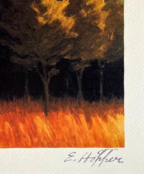 Edward Hopper Lithograph 'Tomorrow At Cape Cod'