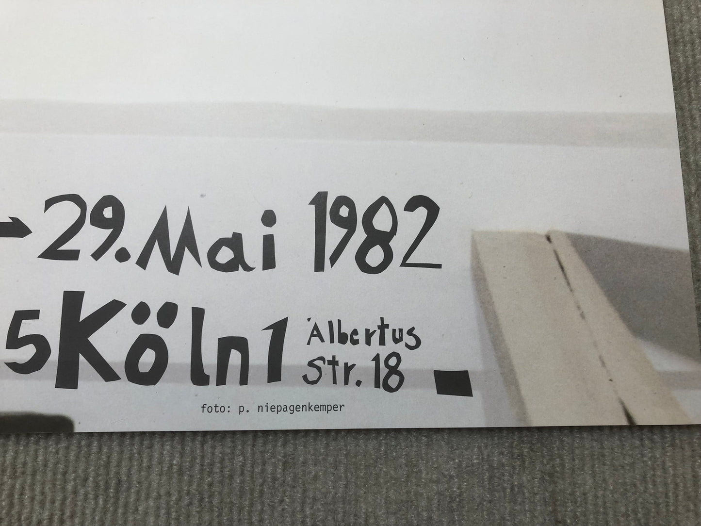 Felix Droese Galerie Rudolf Zwirner " Offset Lithograph Contempor