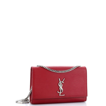 Saint Laurent Classic Monogram Crossbody Bag Grainy Leather Medium