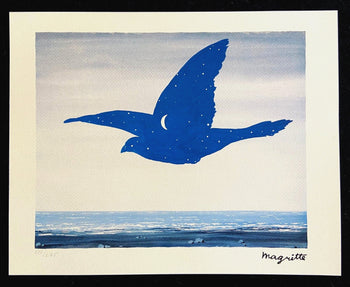 Ren Magritte Lithograph Coa Signed Numbered By Hand