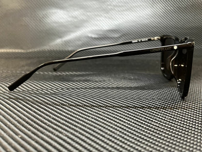 MONT BLANC MB0084SK 001 Black Rectangle 56 mm Men's Sunglasses