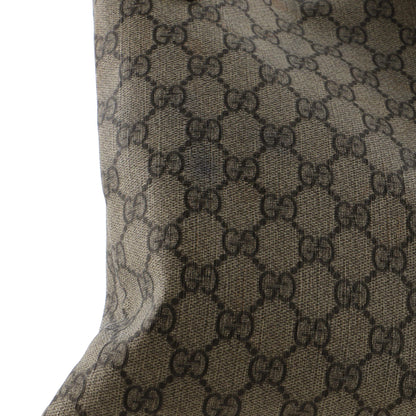 Gucci Web Loop Flat Messenger Gg Coated Canvas Large