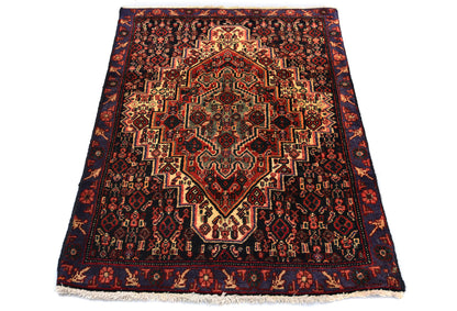 Handmade Farmho Boho Geometric Style Oriental Rug