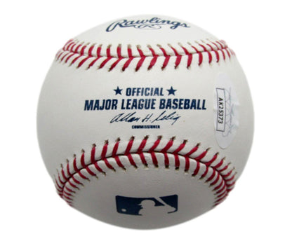 W James Cobbin Autographed Oml Baseball Negro League Ny Black Yankees Jsa 179746