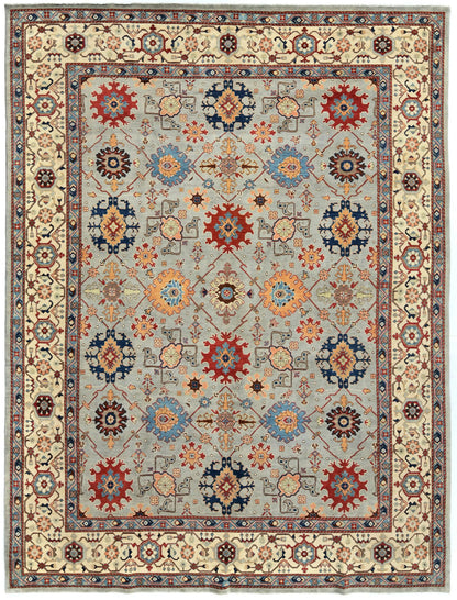 9X12 ft Handmade Kazak Serapi Oriental Rug Tribal