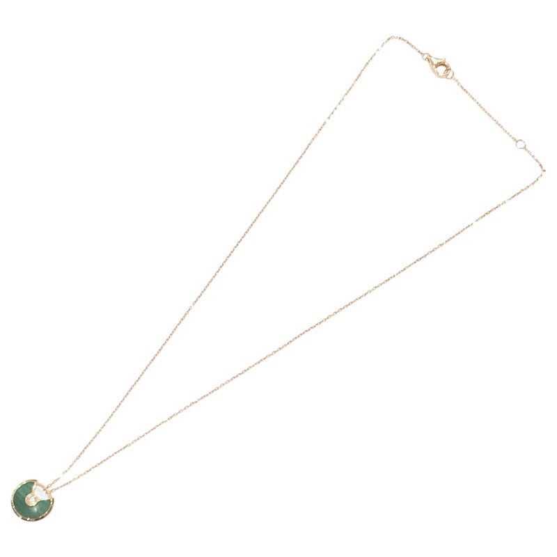 Cartier Amulette De Cartier Necklace Gold Green 750Pg Malachite