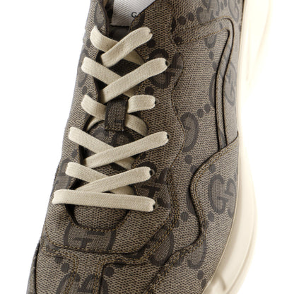 Gucci Rhyton Sneakers Jumbo Gg Coated Canvas