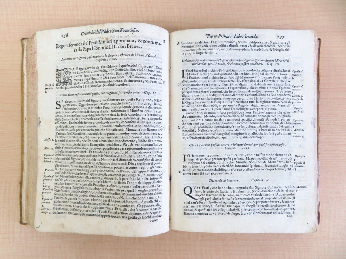 Marcos De Lisboa Delle Croniche De Gli Ordini Instituiti Dal P.S. Francesco 1605