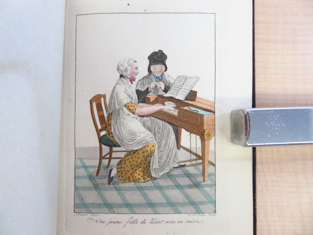 Costumes De La Hollande 19Th Dutch Folk Fashion Book Art Print C.G.Sulpke