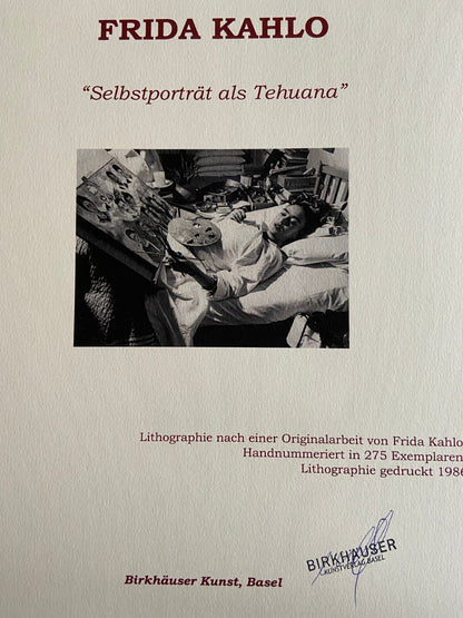 Frida Kahlo Lithograph 275Ex