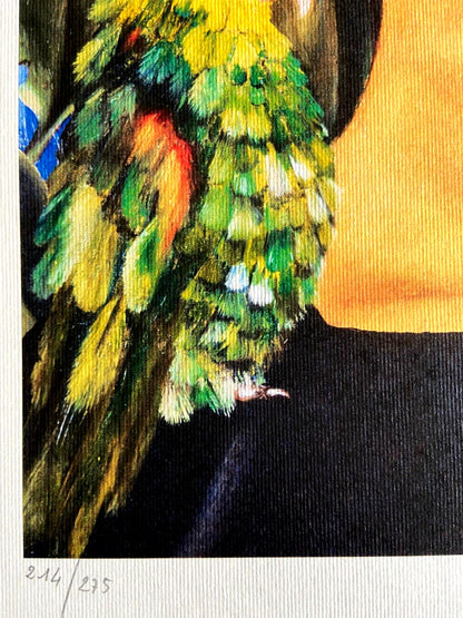 Frida Kahlo Lithograph Coa Numbered Hand Signed Limited