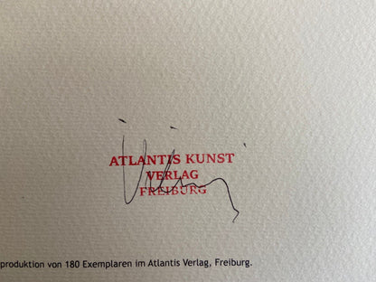 Jackson Pollock Lithograph Coa Signed Numbered By Hand /Mark Rothko