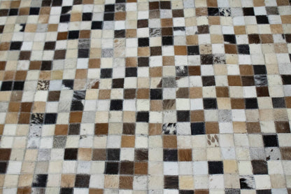 Handcrafted Multicolored Cowhide Leather