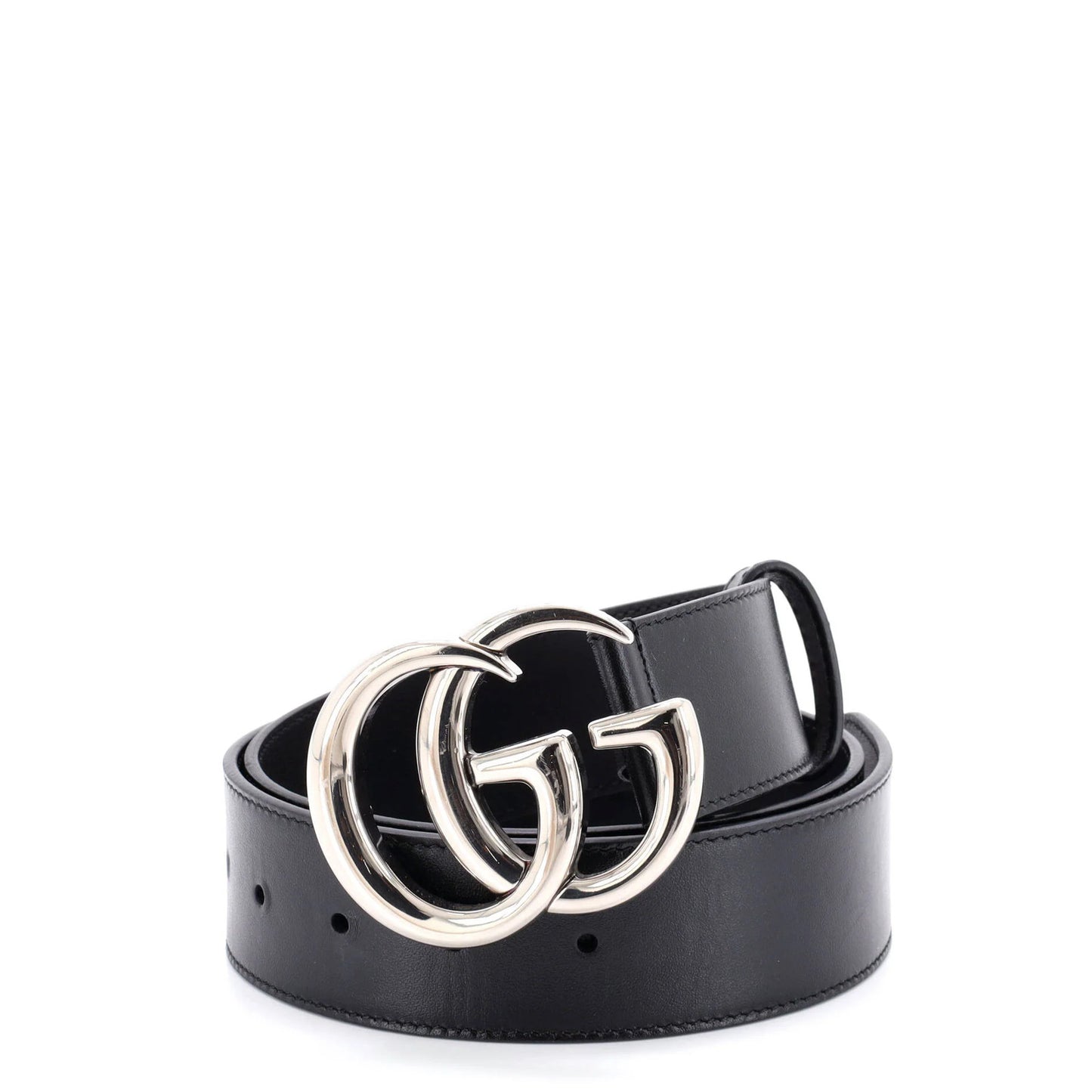 Gucci Gg Marmont Belt Embossed Leather Wide