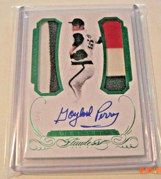 Gaylord Perry 2016 Panini Flawless Game  Dual