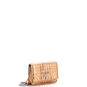 Prada Wallet On Chain Diagramme Quilted Ayers Mini