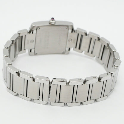 Cartier Tank Franaise Sm W51028Q3 Pink Ladies Used Watch #121913