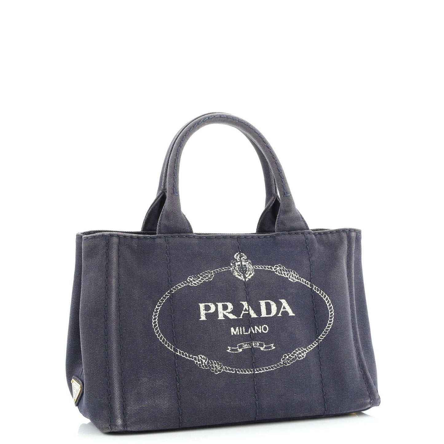 Prada Canapa Tote Denim Mini