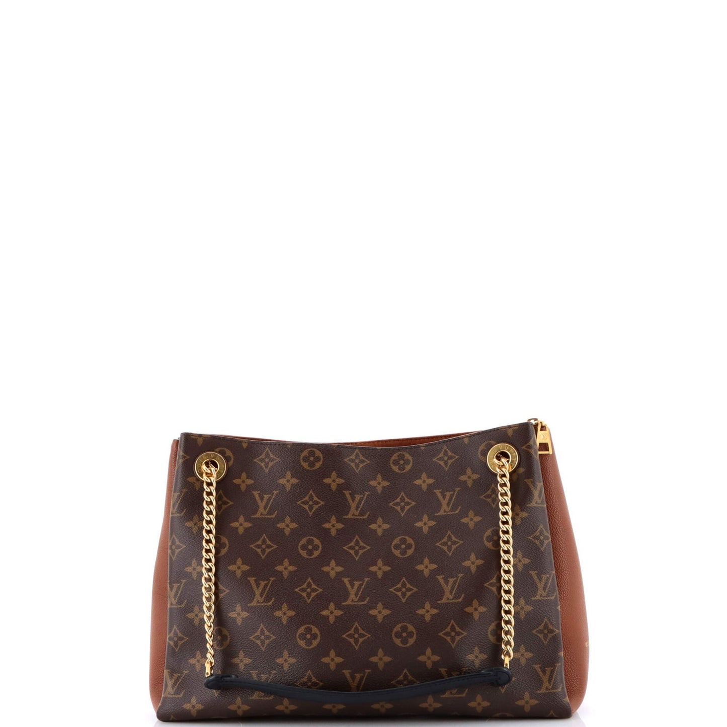 Louis Vuitton Surene Handbag Monogram Canvas With Leather Mm