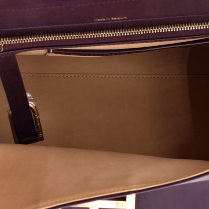 Delvaux Brillant Top Handle Bag Leather Gm