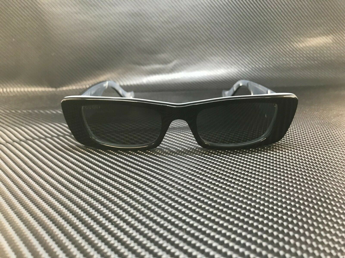 GUCCI GG0516S 001 Rectangle Square Black Grey Women's Sunglasses 52 mm