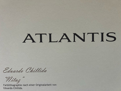 Eduardo Chillida Lithograph Coa Signed Numbered Limited