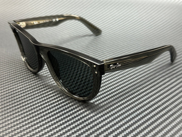 RAY BAN RBR0502S 6707GR Transparent Dark Grey Unisex 53 mm Sunglasses
