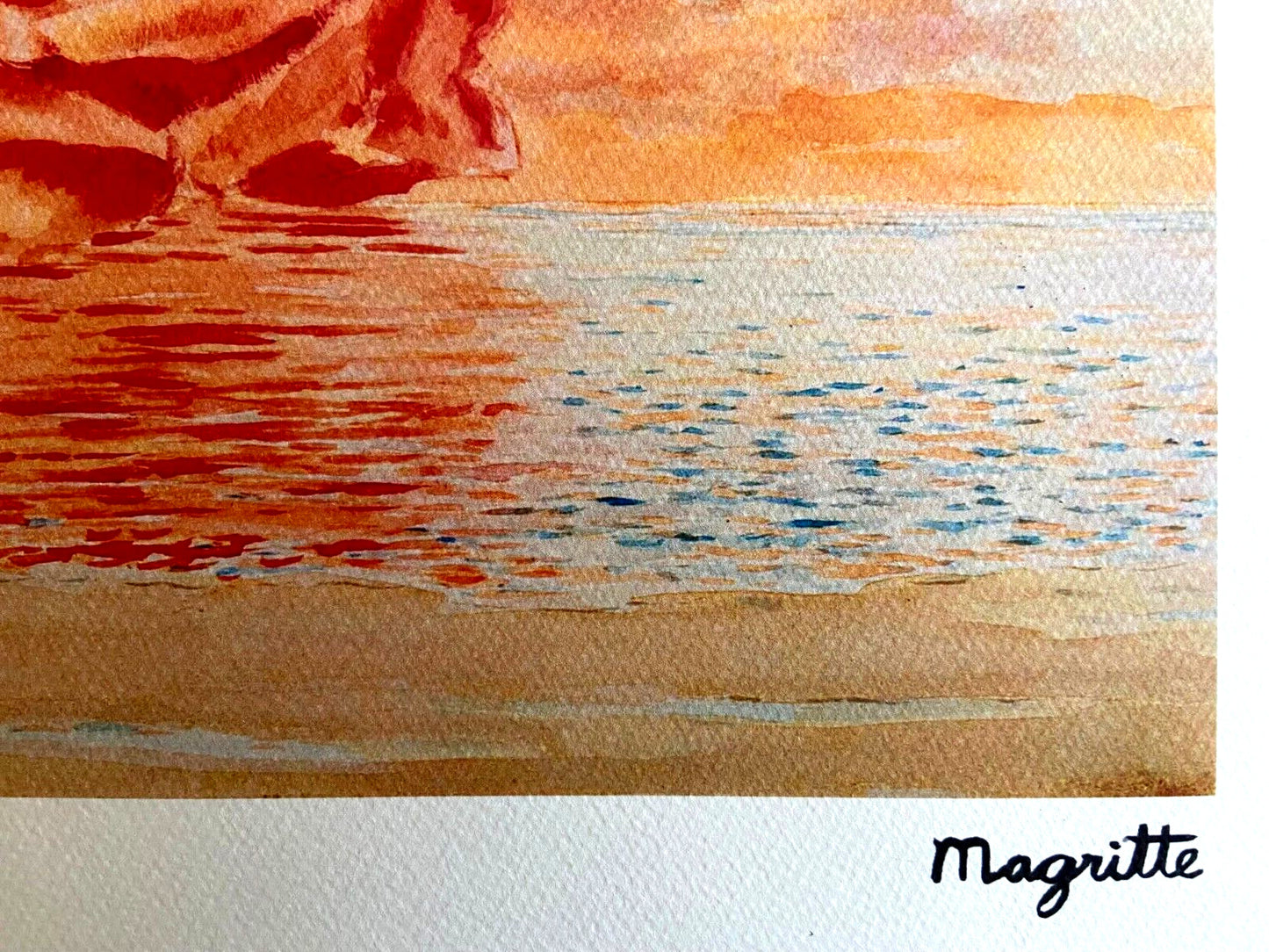 Ren Magritte Lithograph Coa Signed Numbered By Hand