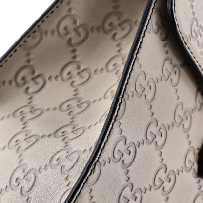 Gucci Emily Chain Flap Bag Guccissima Leather Medium