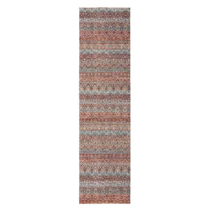 2'7"X10' Red Kohinoor Herat Design Soft Wool Hand Knotted Runner Rug