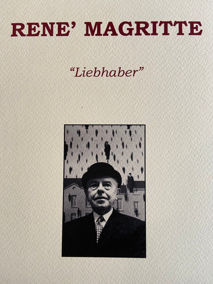 Ren Magritte Lithograph Coa Signed Numbered In Pencil