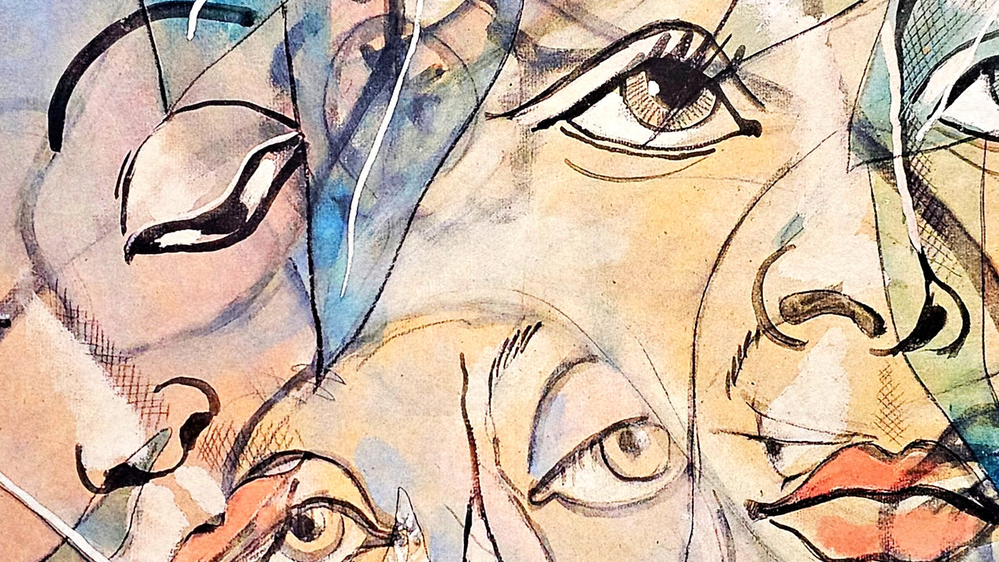 Francis Picabia Lithograph Coa Hand Numbered, Pencil, Stamped