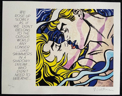 Roy Lichtenstein Lithograph Coa Signed Op Numbered Certified +