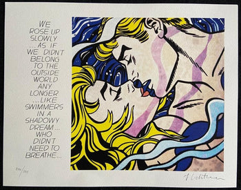 Roy Lichtenstein Lithograph Coa Signed Op Numbered Certified +